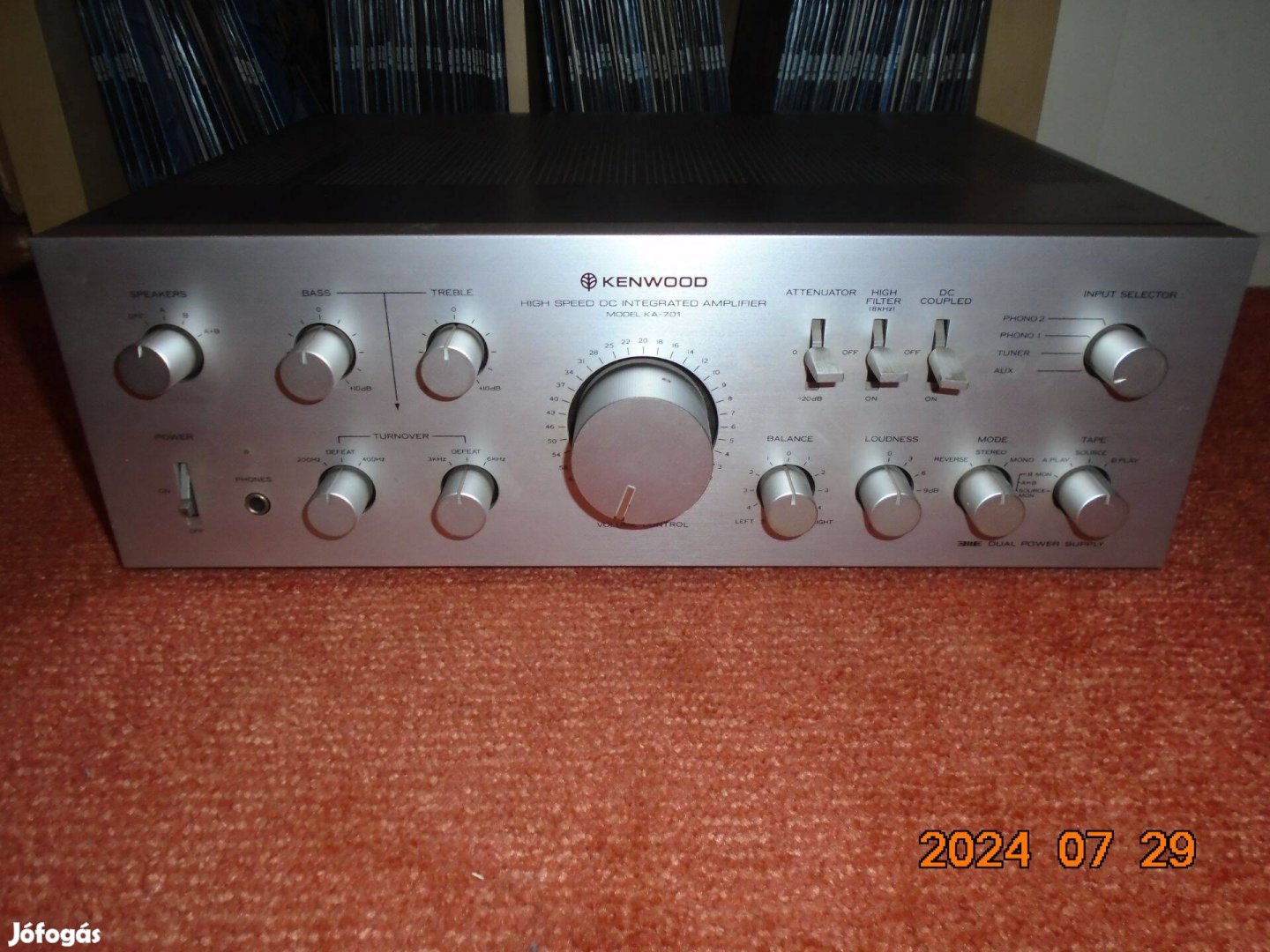 Kenwood KA 701 erősítő