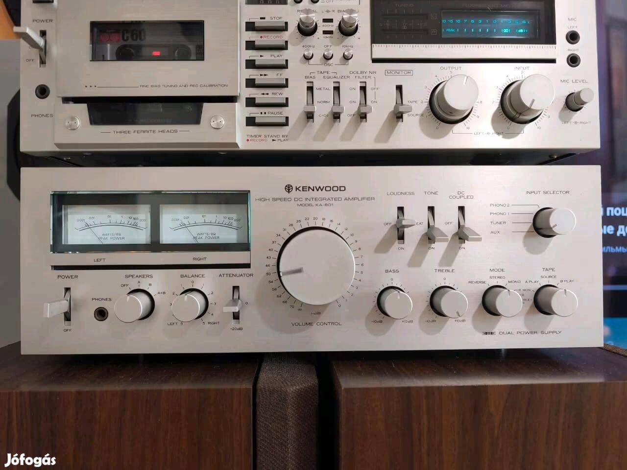 Kenwood KA-801 dupla trafós