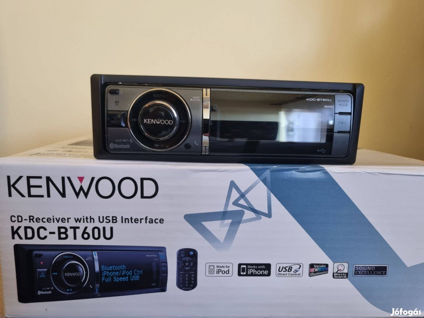 Kenwood KDC-BT60U + Jl Audio C1-690tx