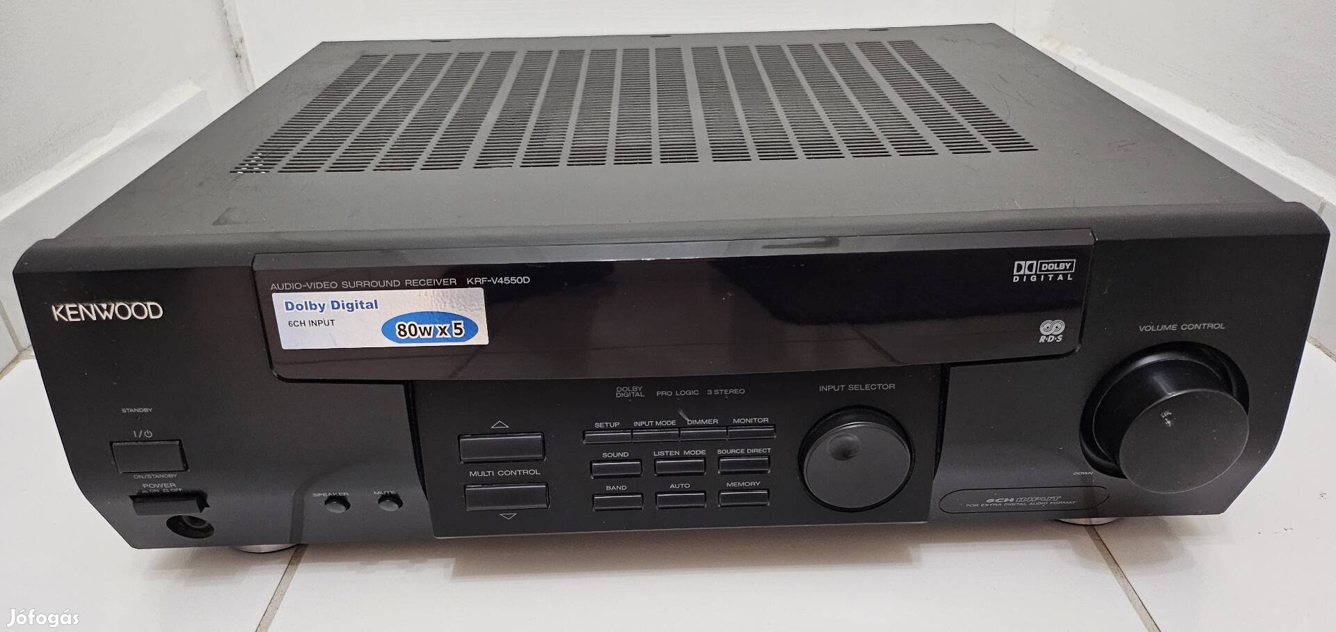 Kenwood KRF-4550D 5.1 házimozi erősítő Dolby Digital 