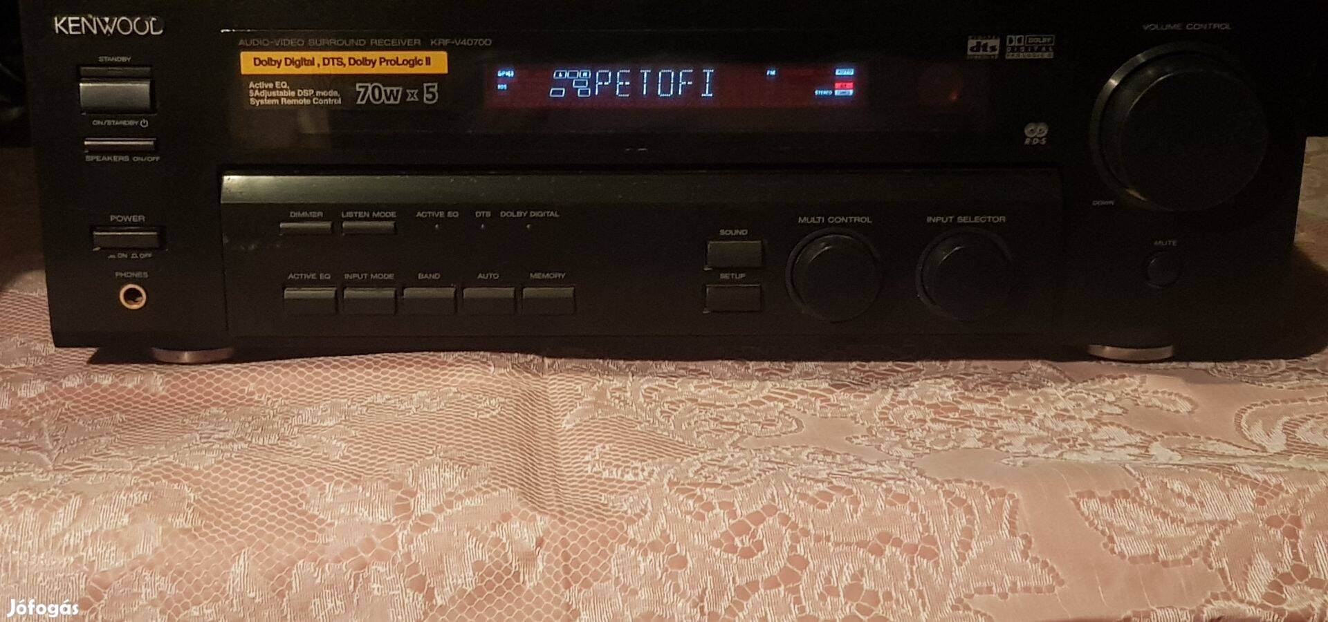 Kenwood KRF V4070D nagyteljesítményű rádiós erősítő l sony