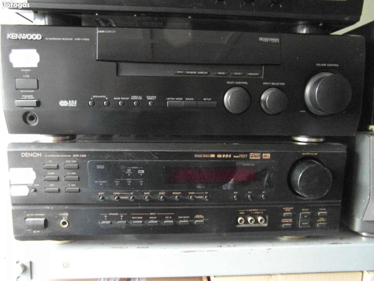 Kenwood KRF-V7010V7771D erősítők hibásak, javíthatóak