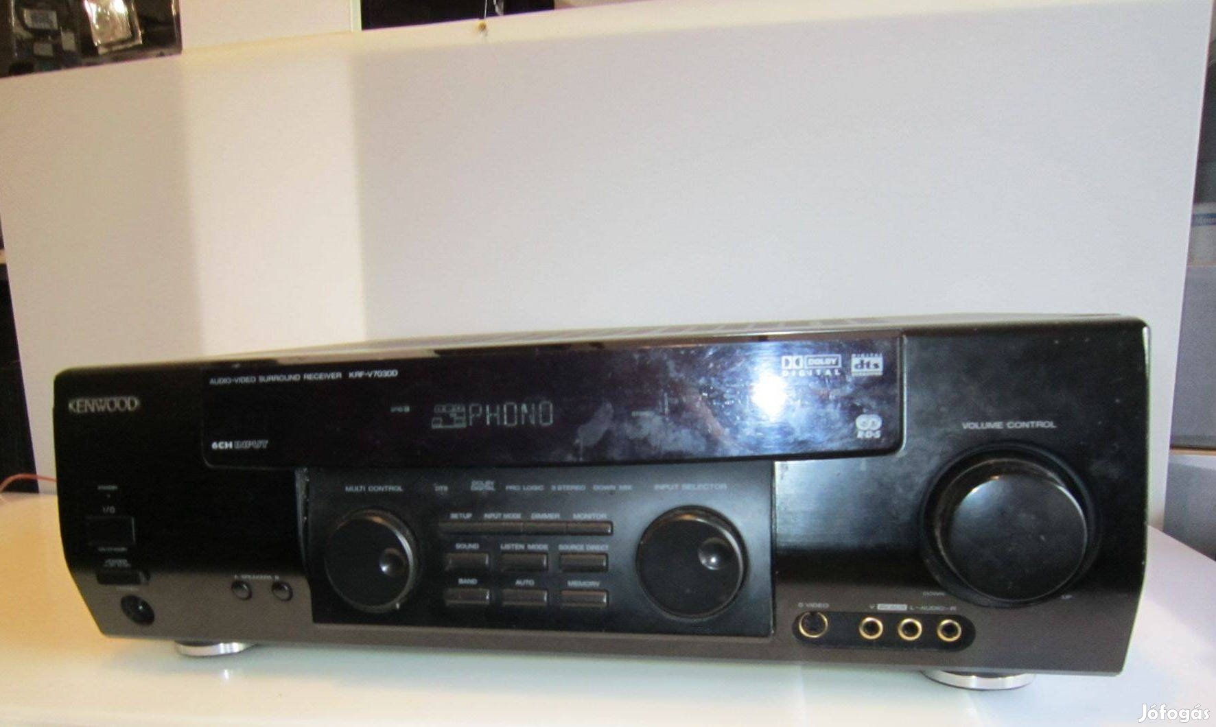 Kenwood KRF-V7030D HIFI erősítő hibásan akcióbaneladó