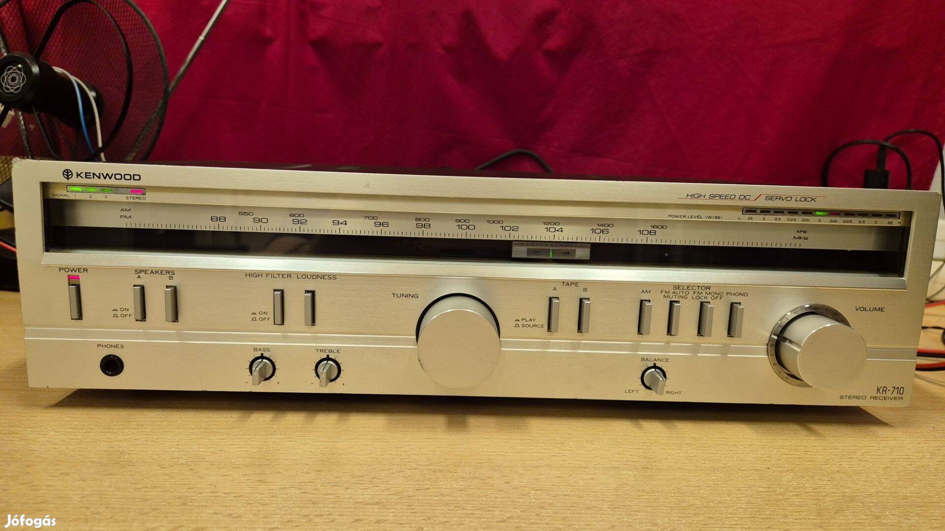 Kenwood KR-710 vintage rádió erősítő