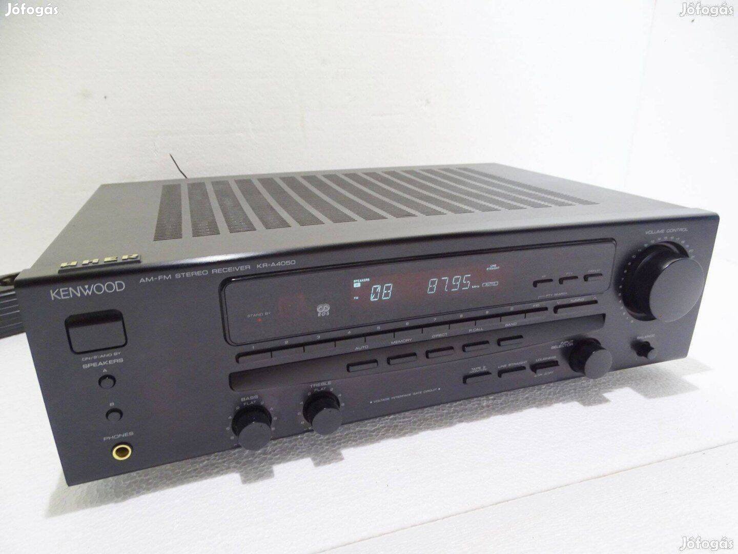 Kenwood KR-A4050 rádióerősítő AM / FM sztereó erősítő fekete