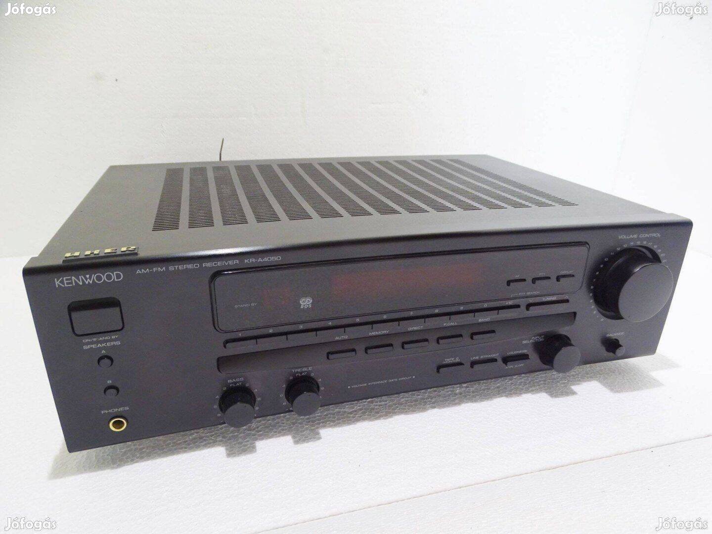 Kenwood KR-A4050 rádióerősítő AM / FM sztereó erősítő fekete