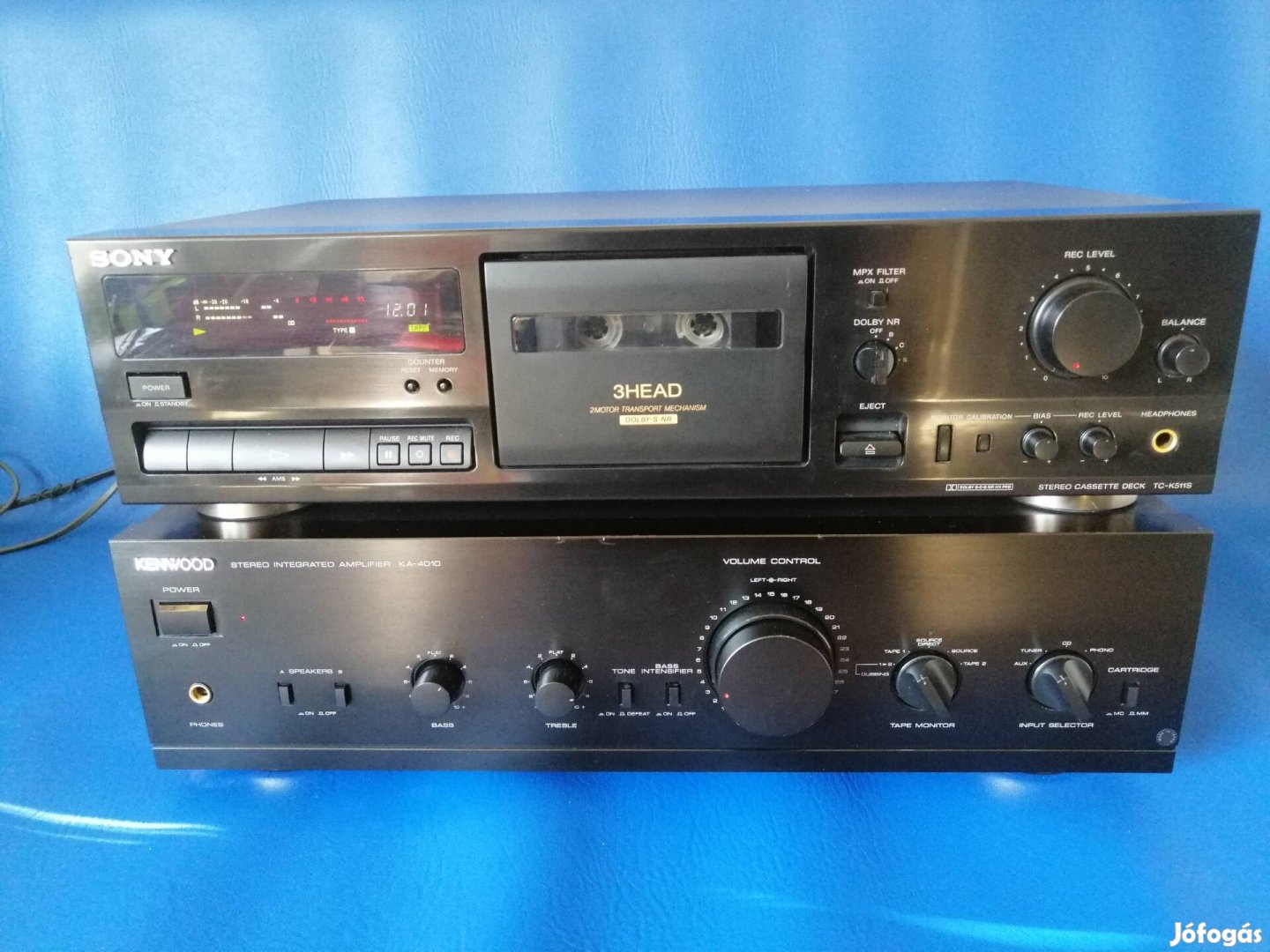 Kenwood Ka - 4010 integrált stereo erősítő. 