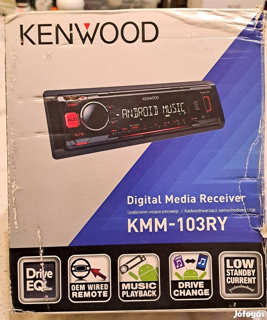 Kenwood Kmm-103RY autórádió eladó