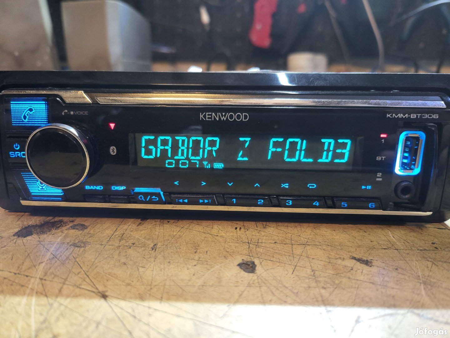 Kenwood Kmm-BT306 fejegység (BT/Usb/Aux)