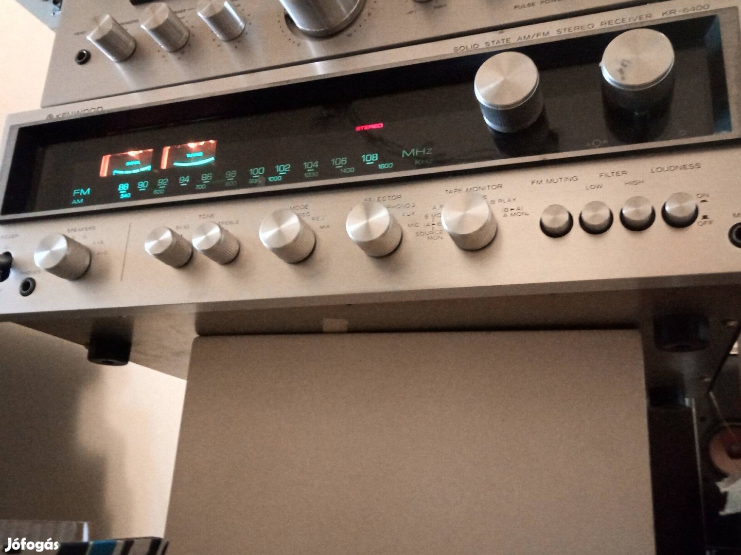 Kenwood Kr 6400 receiver , erősítő