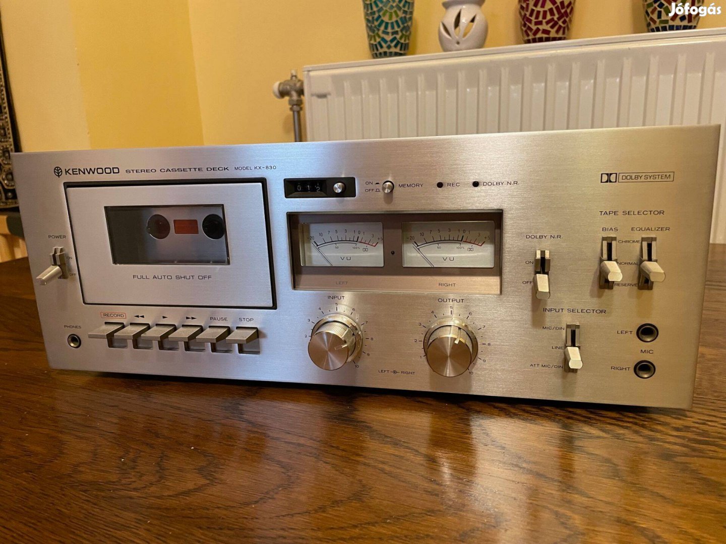 Kenwood Kx-830 vintage japán kazettás deck megkímélt állapotban