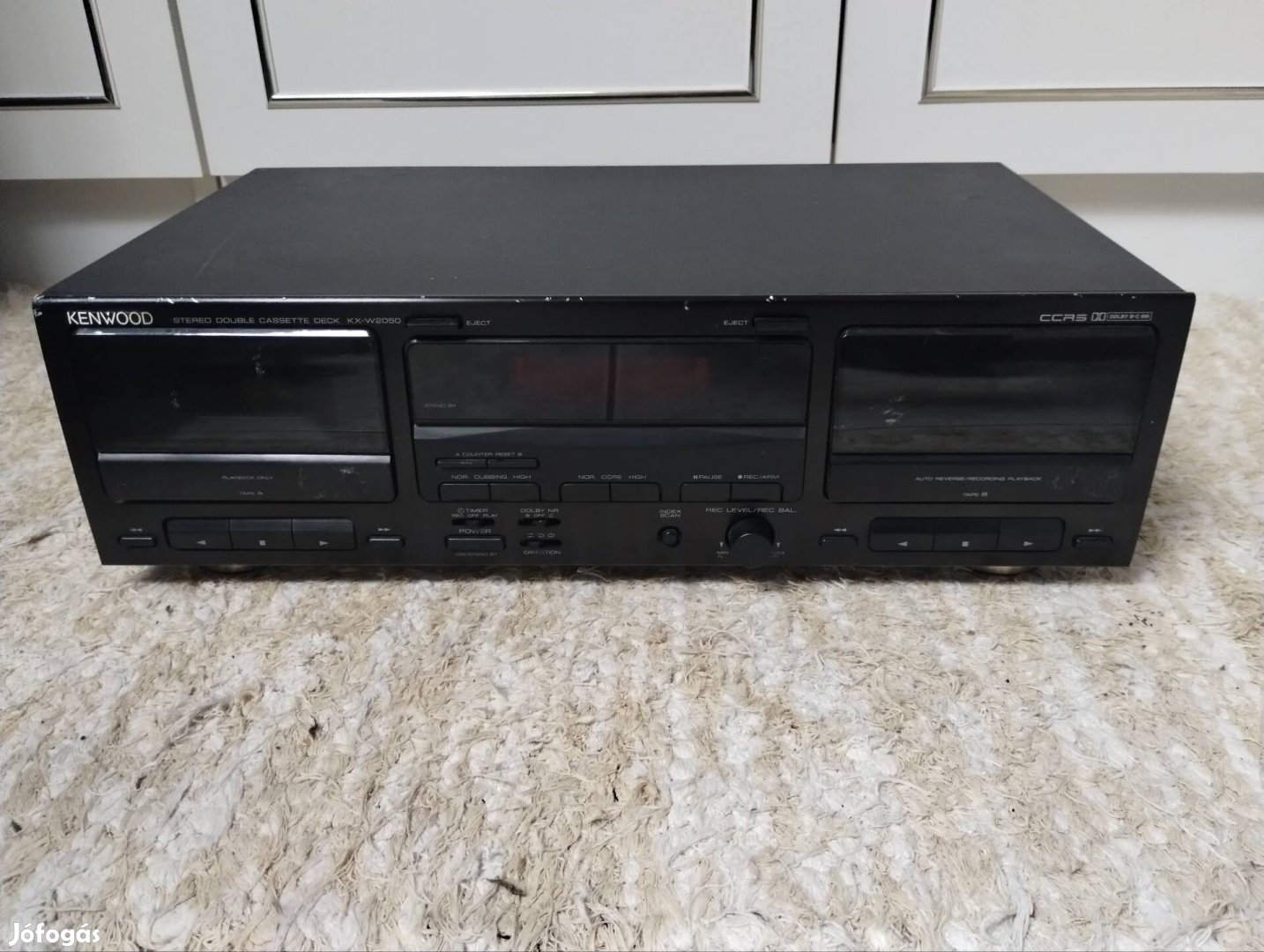 Kenwood Kx-W250 magnó fém előlapos 