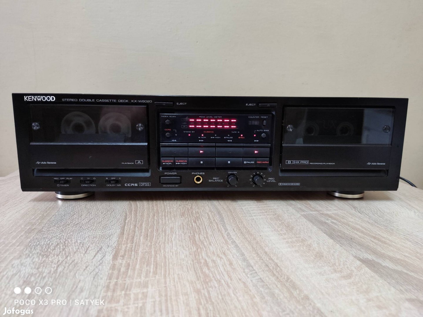 Kenwood Kx-W6020  hifi magnó deck szalagkalibrálással