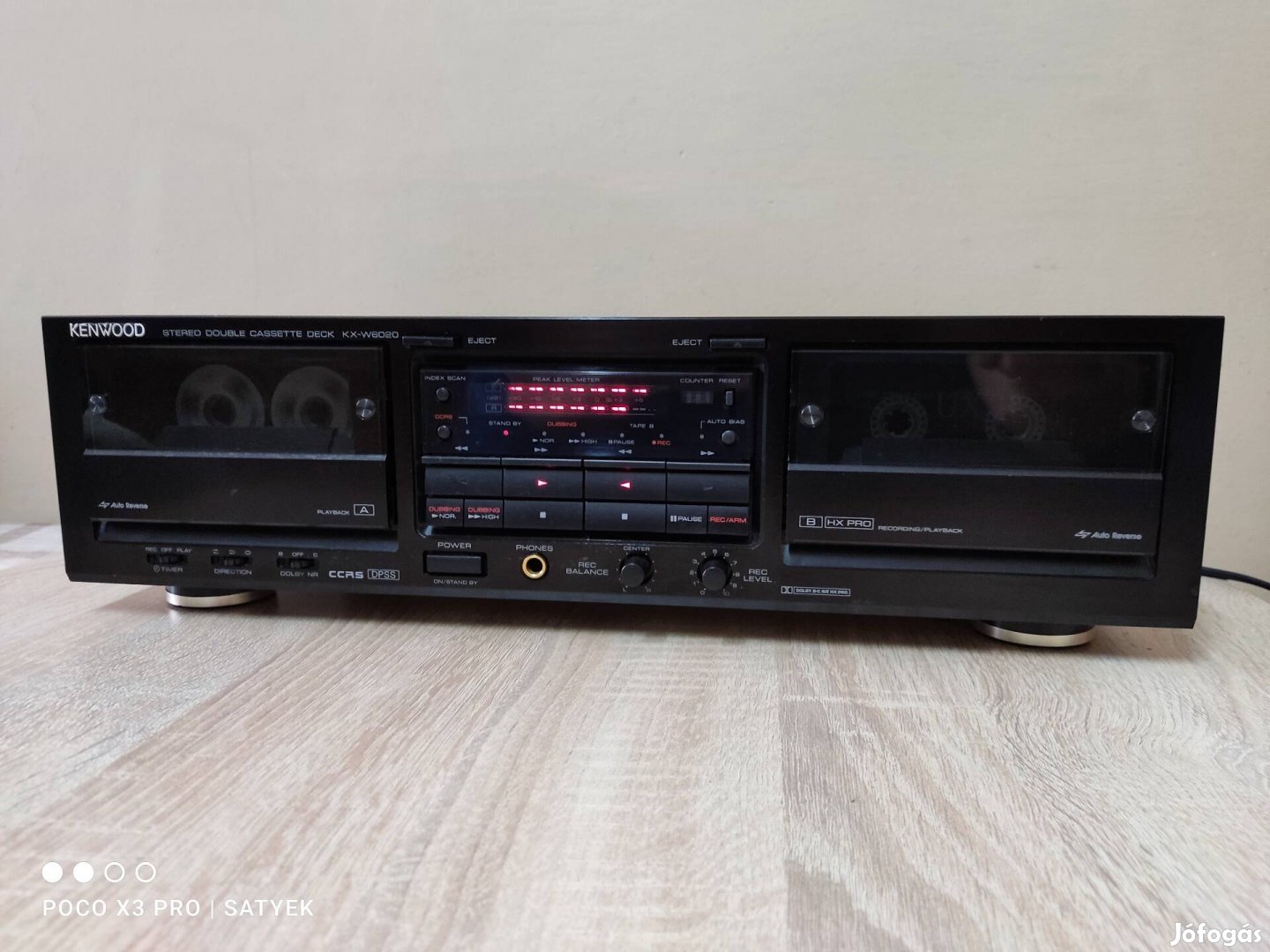 Kenwood Kx-W6020 hifi magnó deck