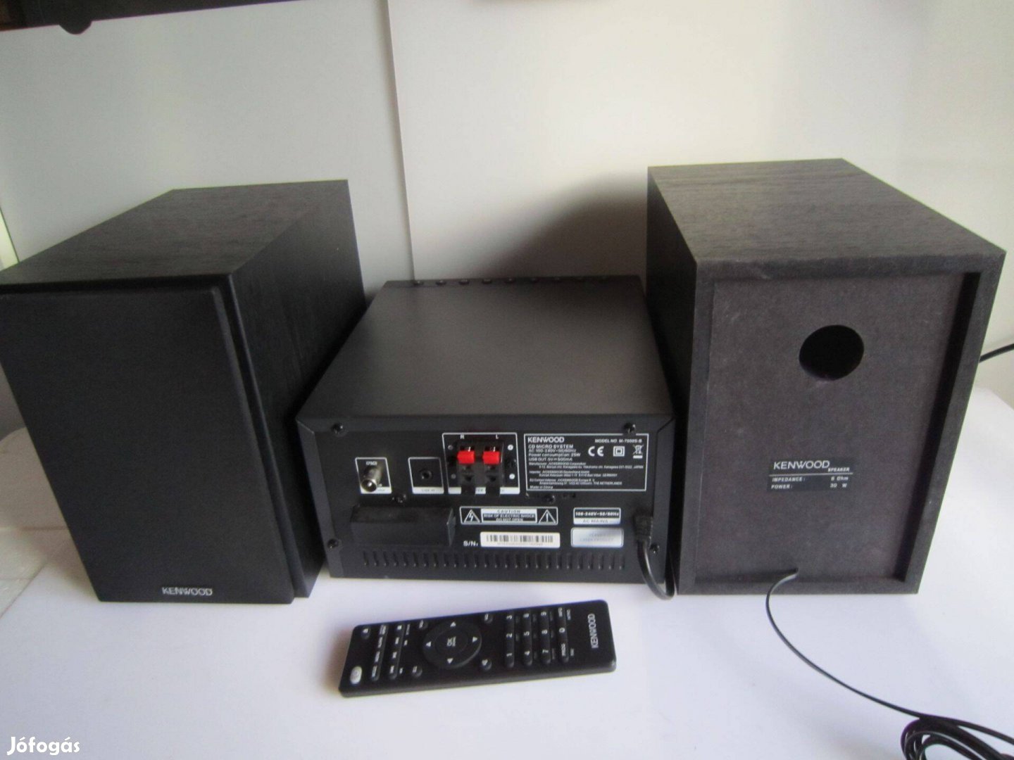 Kenwood M-7000S-B okos Mini HIFI rendszer akcióban