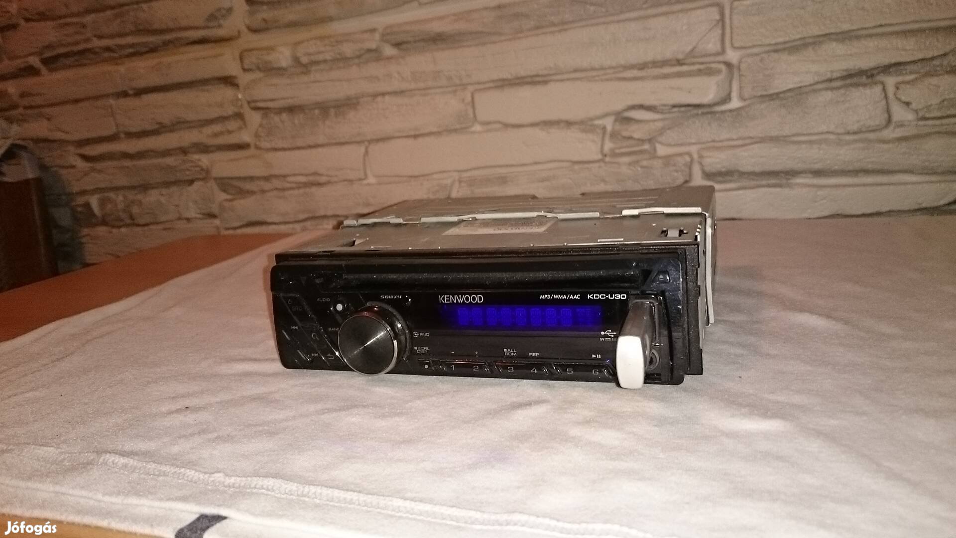 Kenwood USB AUX CD autórádió fejegység, USB-s rádió