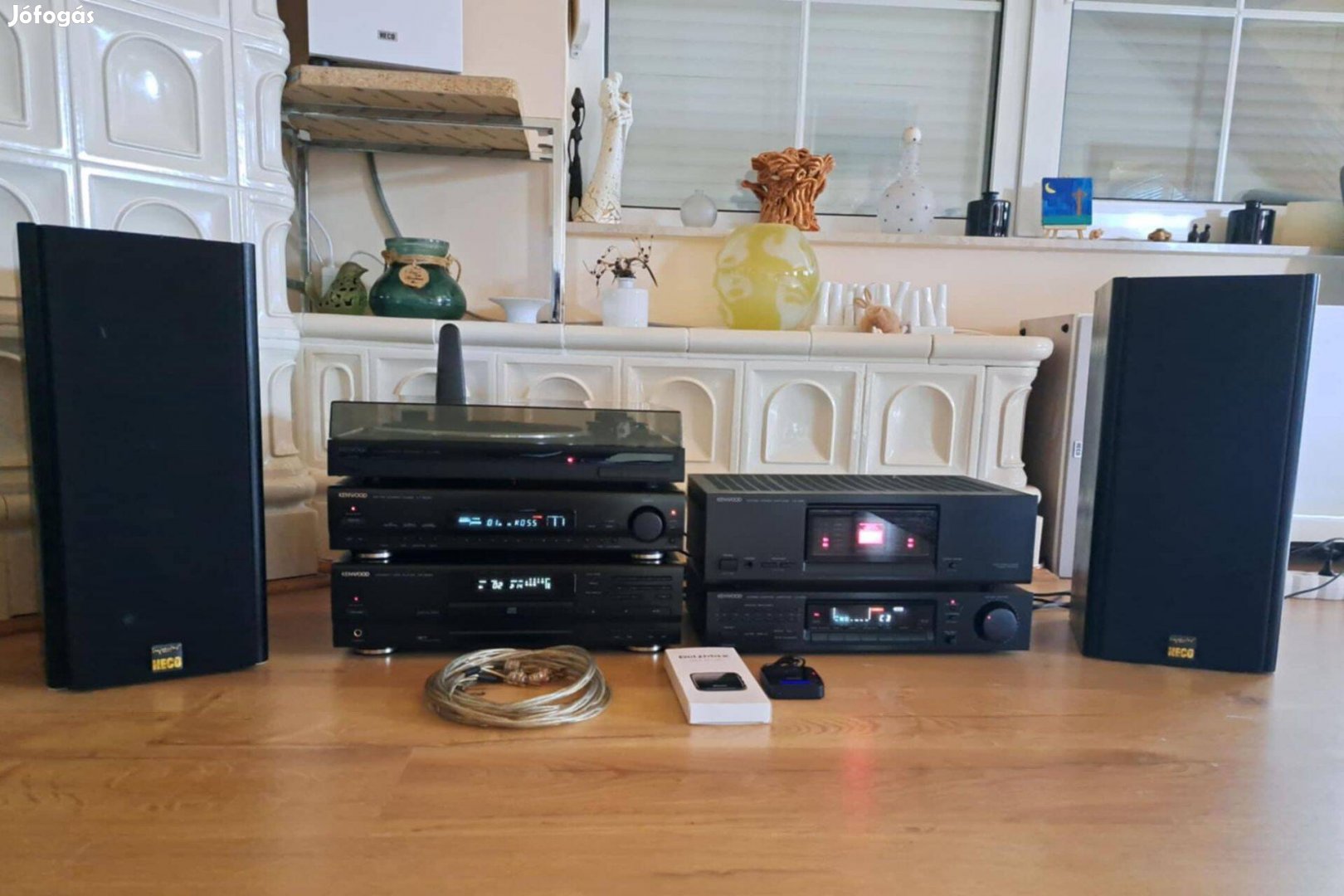 Kenwood audiofil rendszer. Elő-/végfok/CD és lemezjátszó/tuner/Aptxhd!