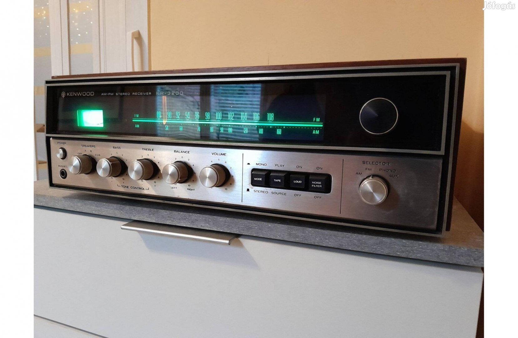 Kenwood fadobozos rádió erősítő receiver