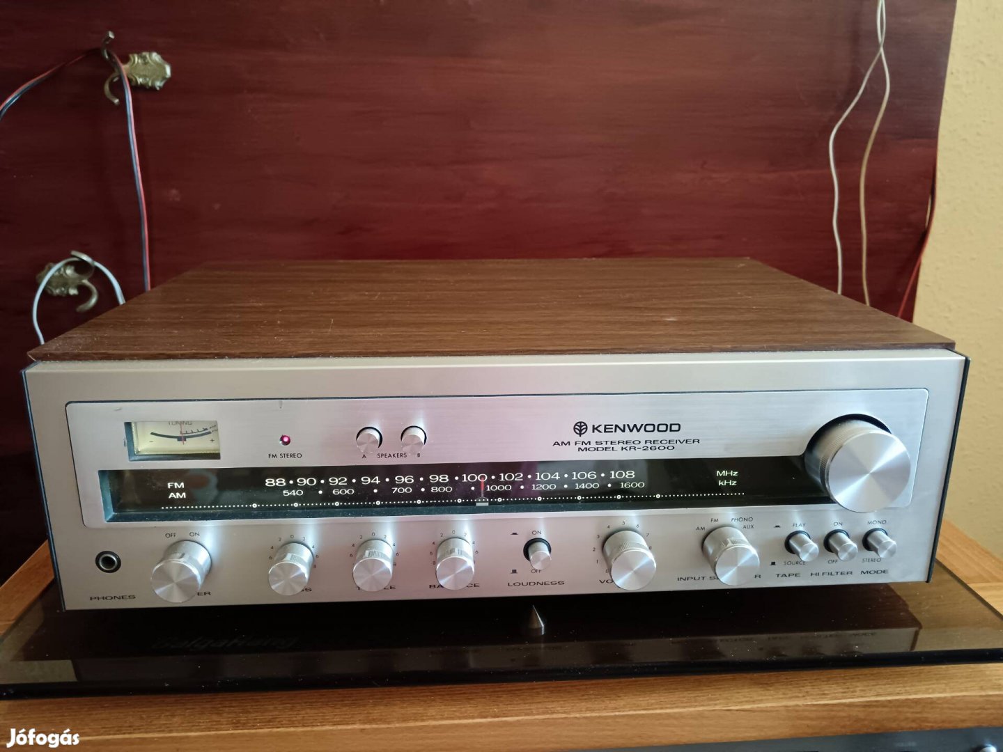 Kenwood kr-2600 rádió erősítő receiver! 