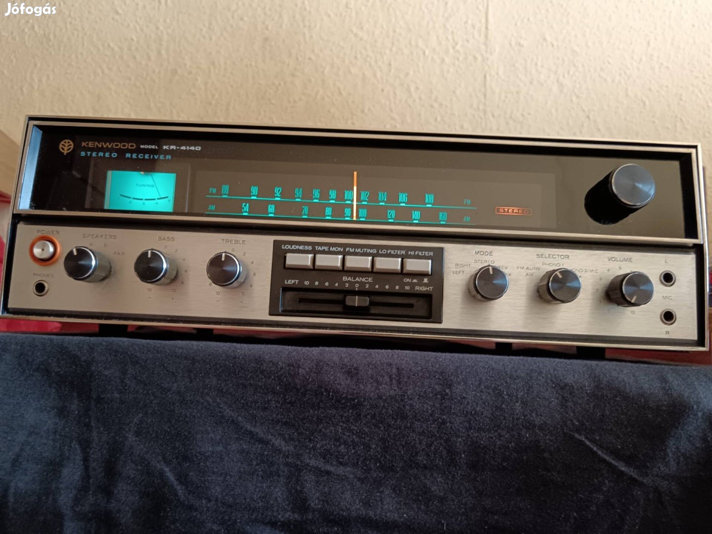 Kenwood kr-4140 rádió erősítő receiver! 