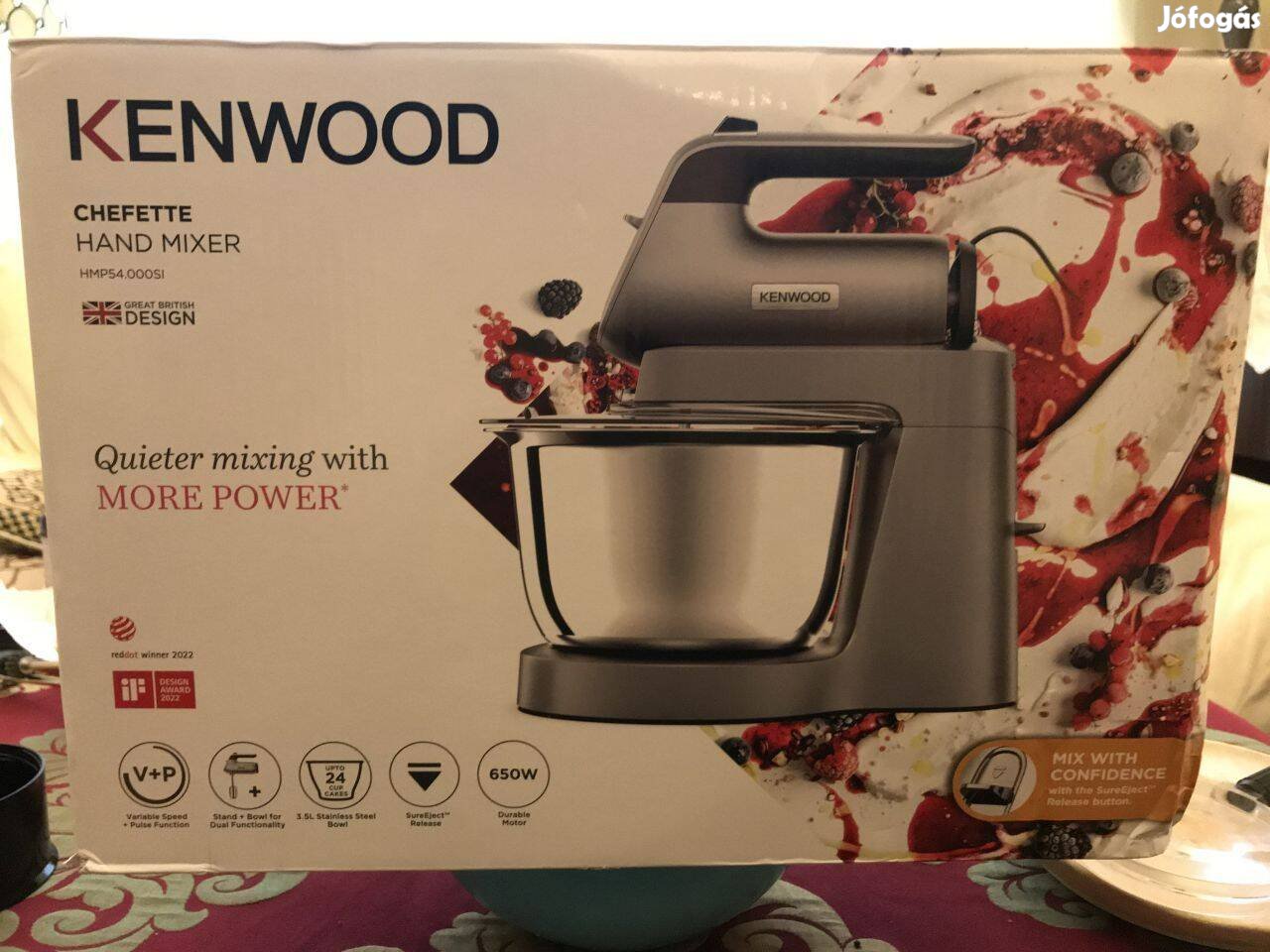 Kenwood mixer + tál