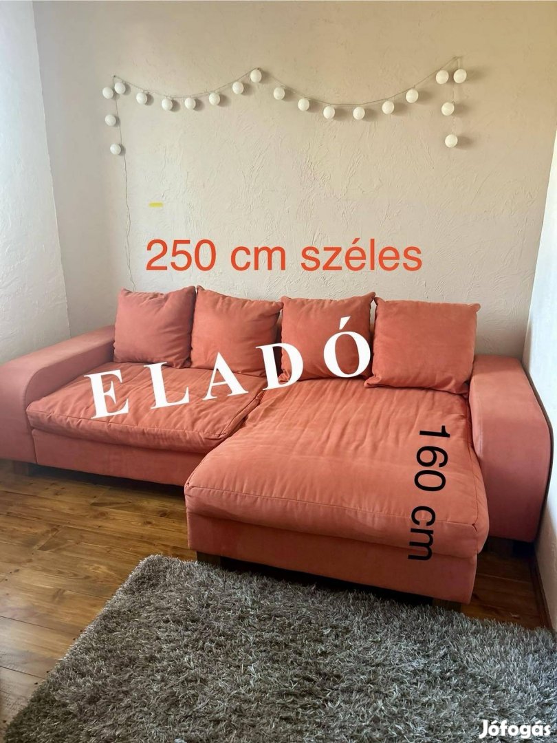 Kényelmes Textilbőr Kanapé Eladó