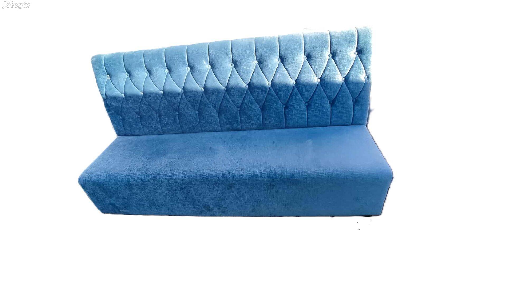 Kényelmes, elegáns kék kanapé