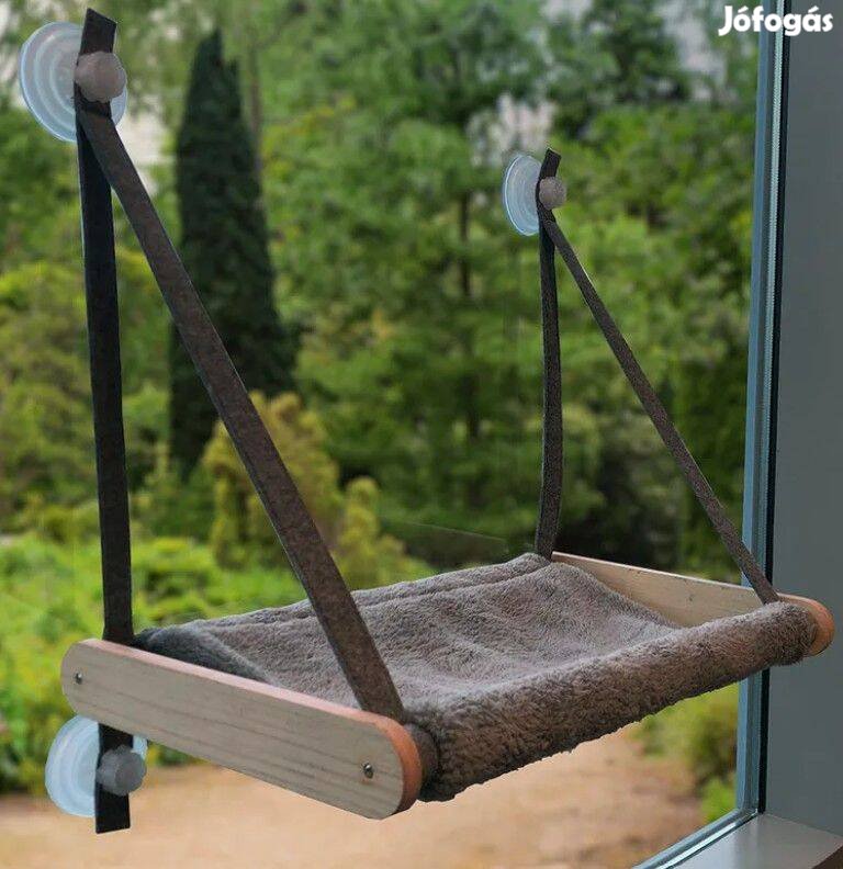 Kényelmes ablakfekhely macskáknak