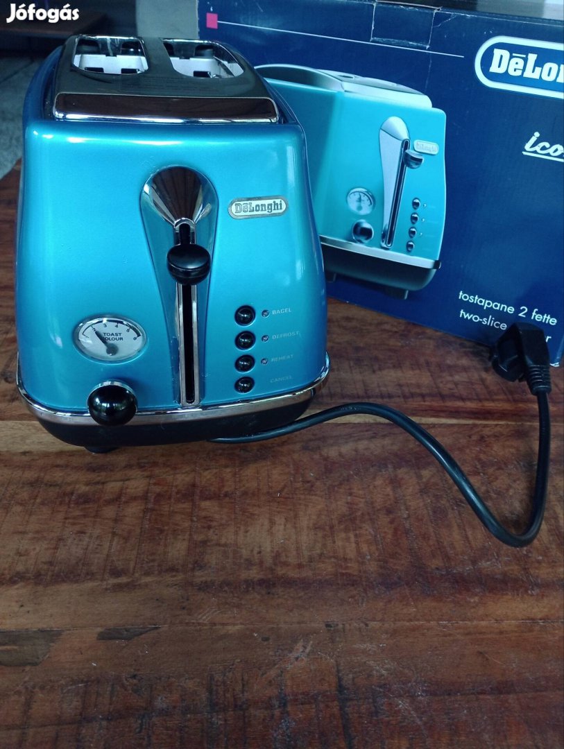 Kenyérpirító Delonghi Ctov, 900 W, kék