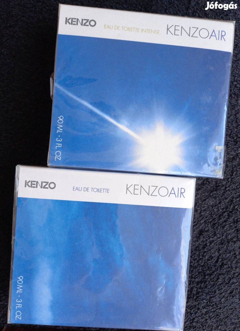 Kenzo air és Kenzo air intense - férfi parfüm ritkaságok csomagban