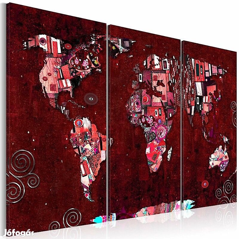 Kép - Festékes világtérkép 2