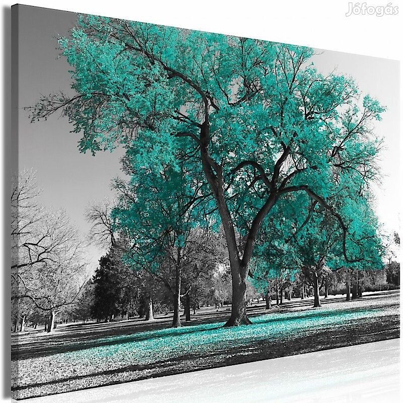 Kép - Ősz a parkban (türkiz) III