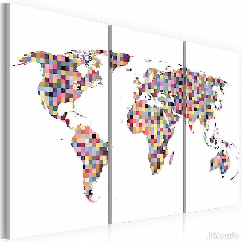 Kép - Pixel világtérkép 2