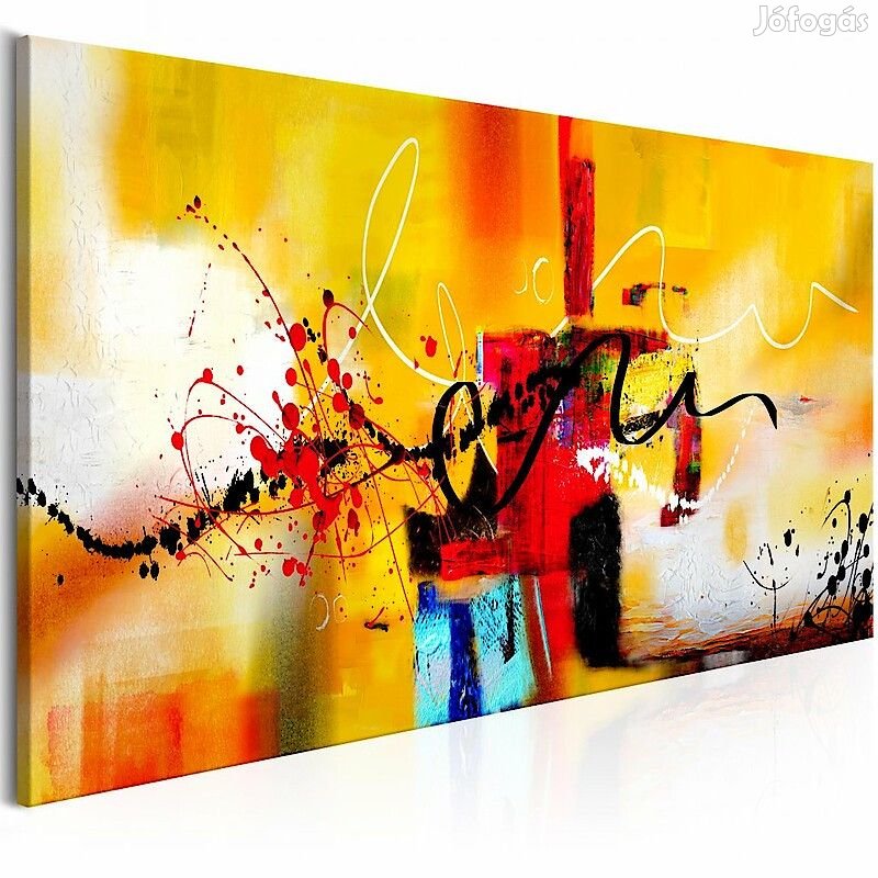 Kép - Utcai melódiák narancs háttérrel