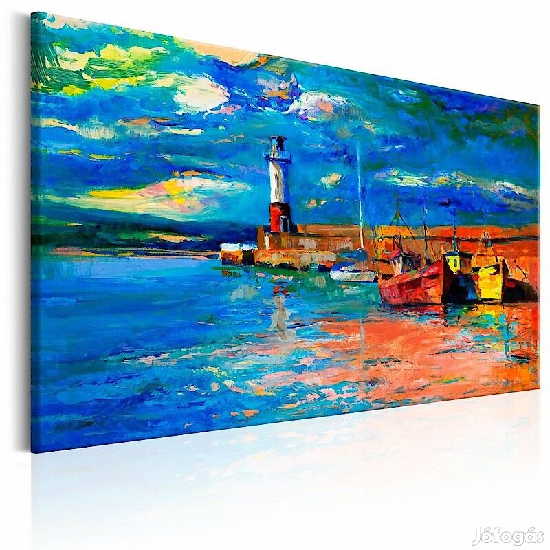 Kép - Világítótorony és hajók