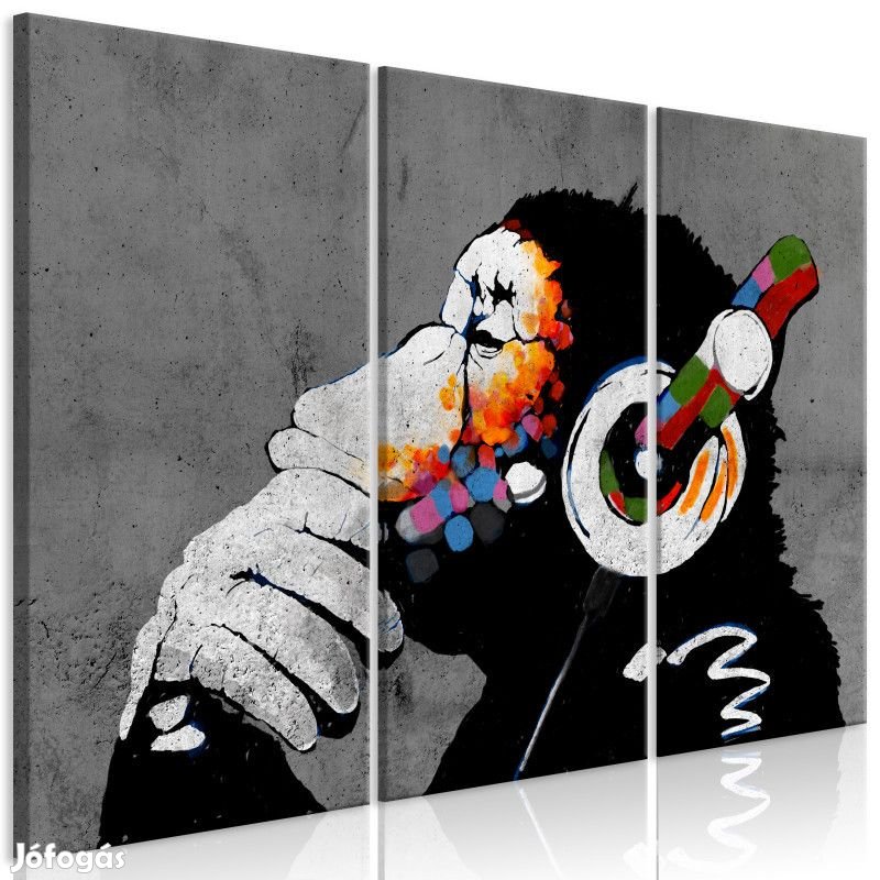 Kép - Zenét hallgató majom 2