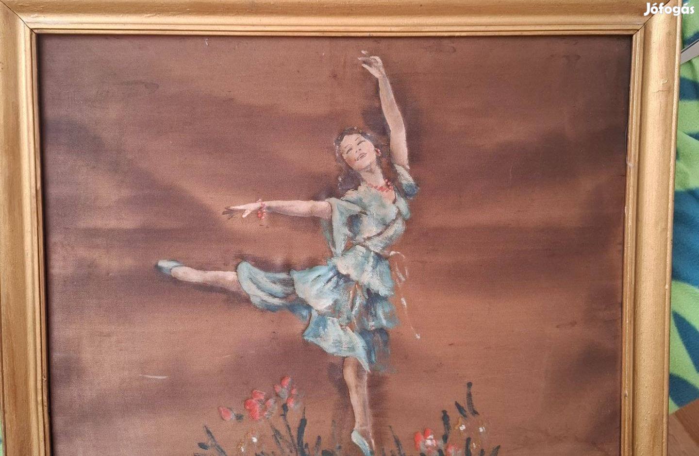 Kép festett, eredeti keretben