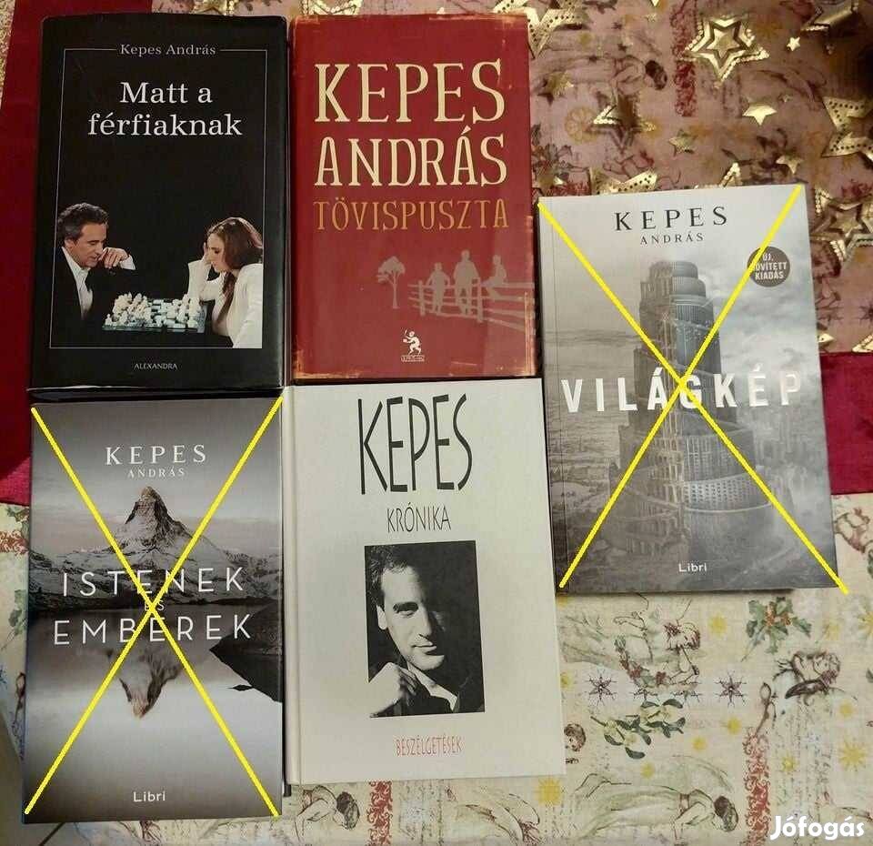 Kepes András könyvek Szombathelyen eladók