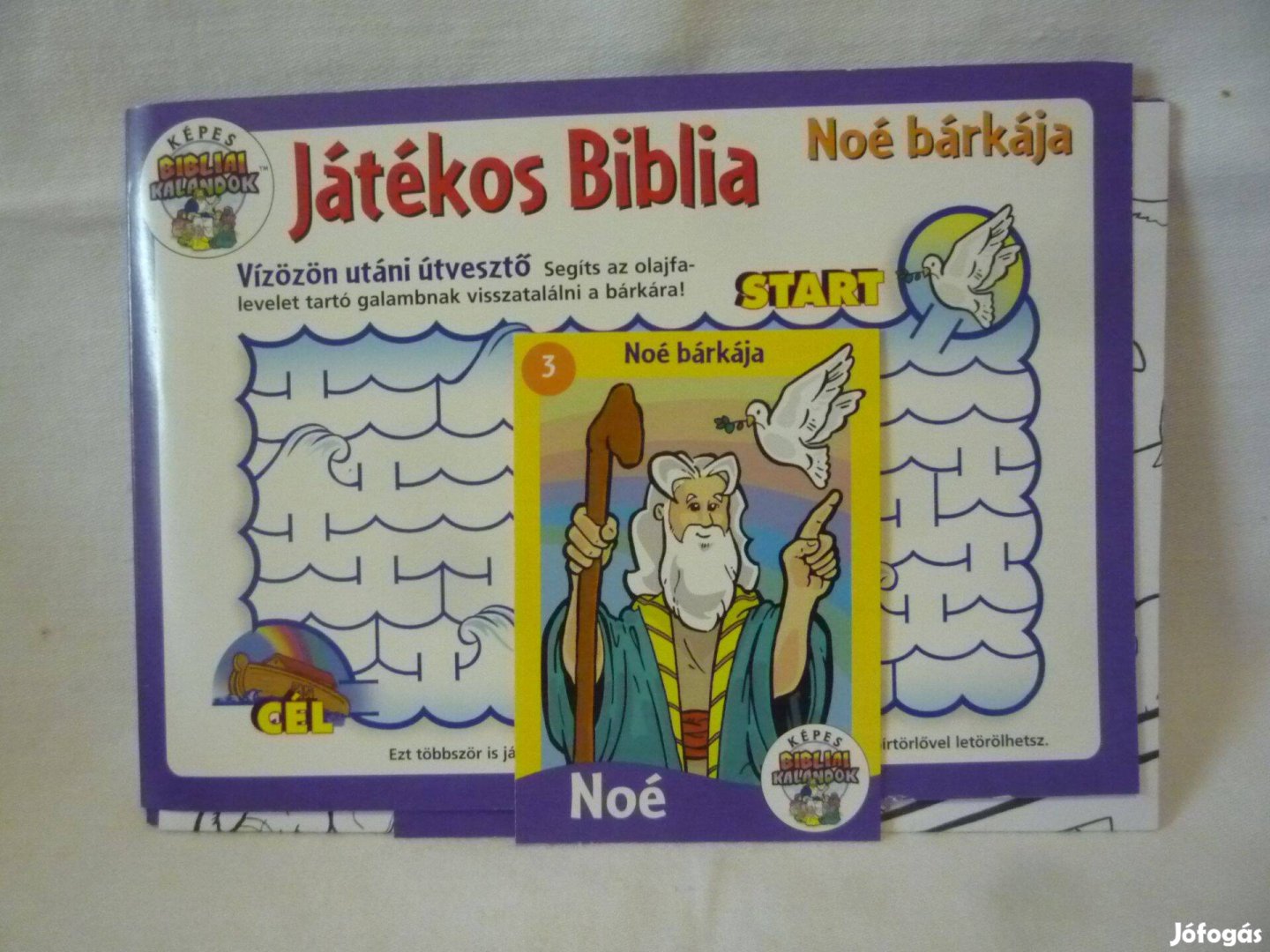 Képes Bibliai kalandok Játékos Biblia Noé bárkája