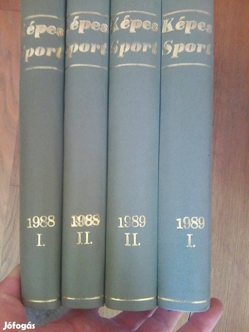 Képes Sport 1988.-89. évi könyvek Marcali