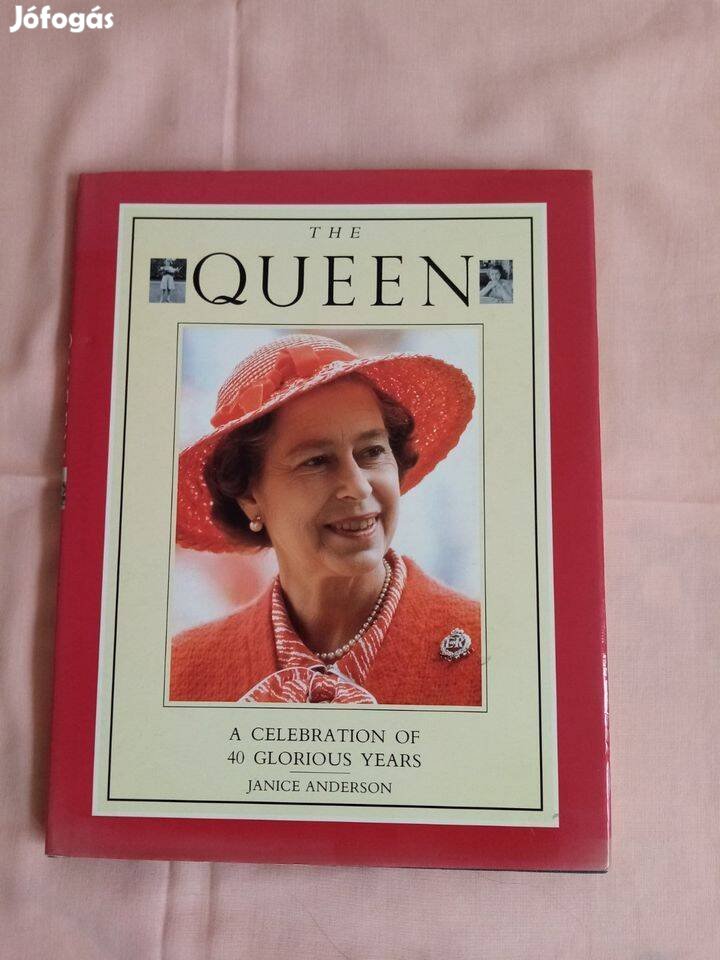 Képes angol nyelvű könyv II. Erzsébet királynőről
