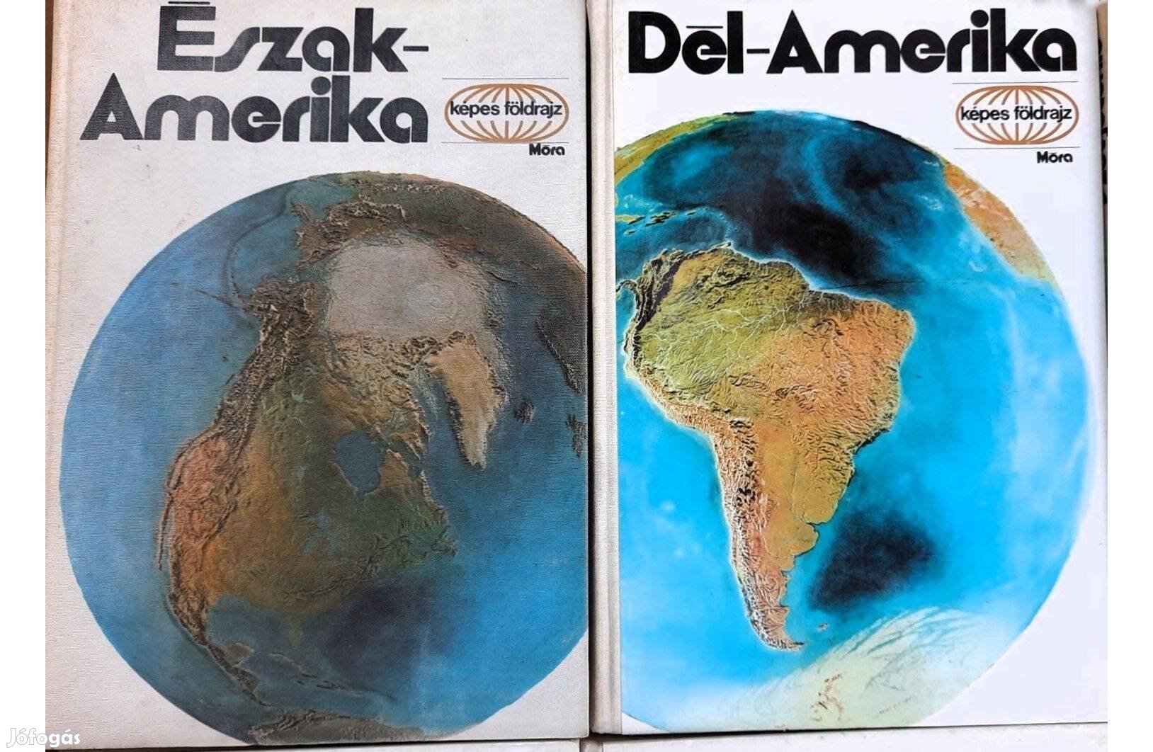 Képes földrajz könyvek: Észak, Dél -Amerika, Magyarország, Ausztrália/