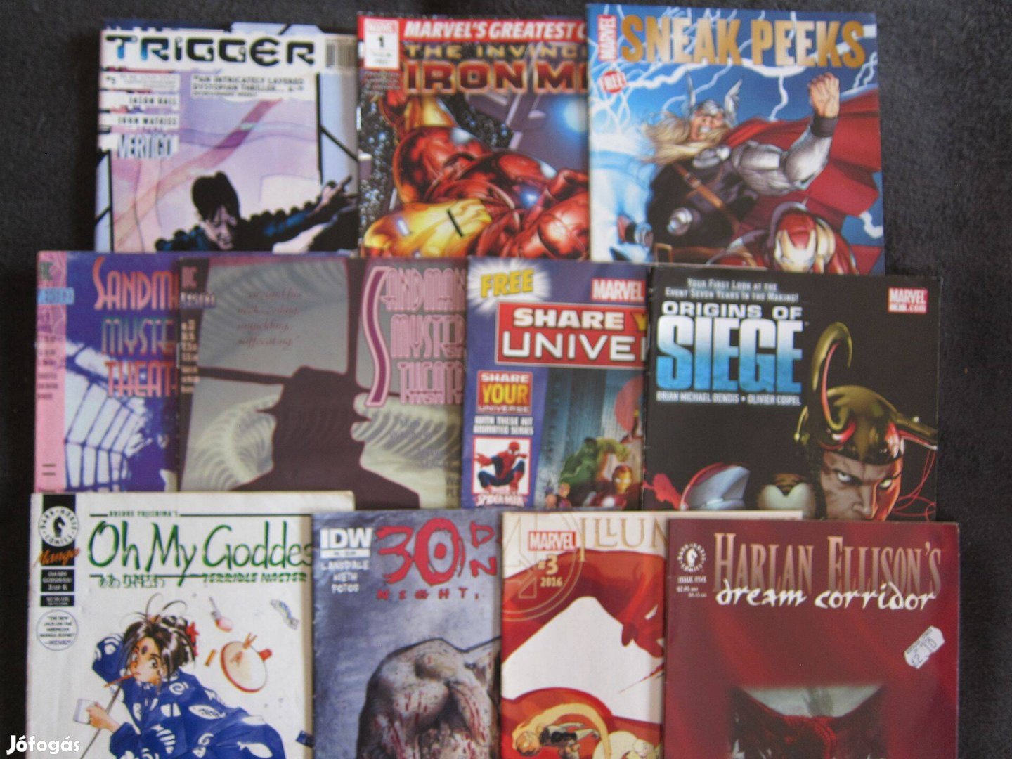 Képregény vegyes külföldi 11db