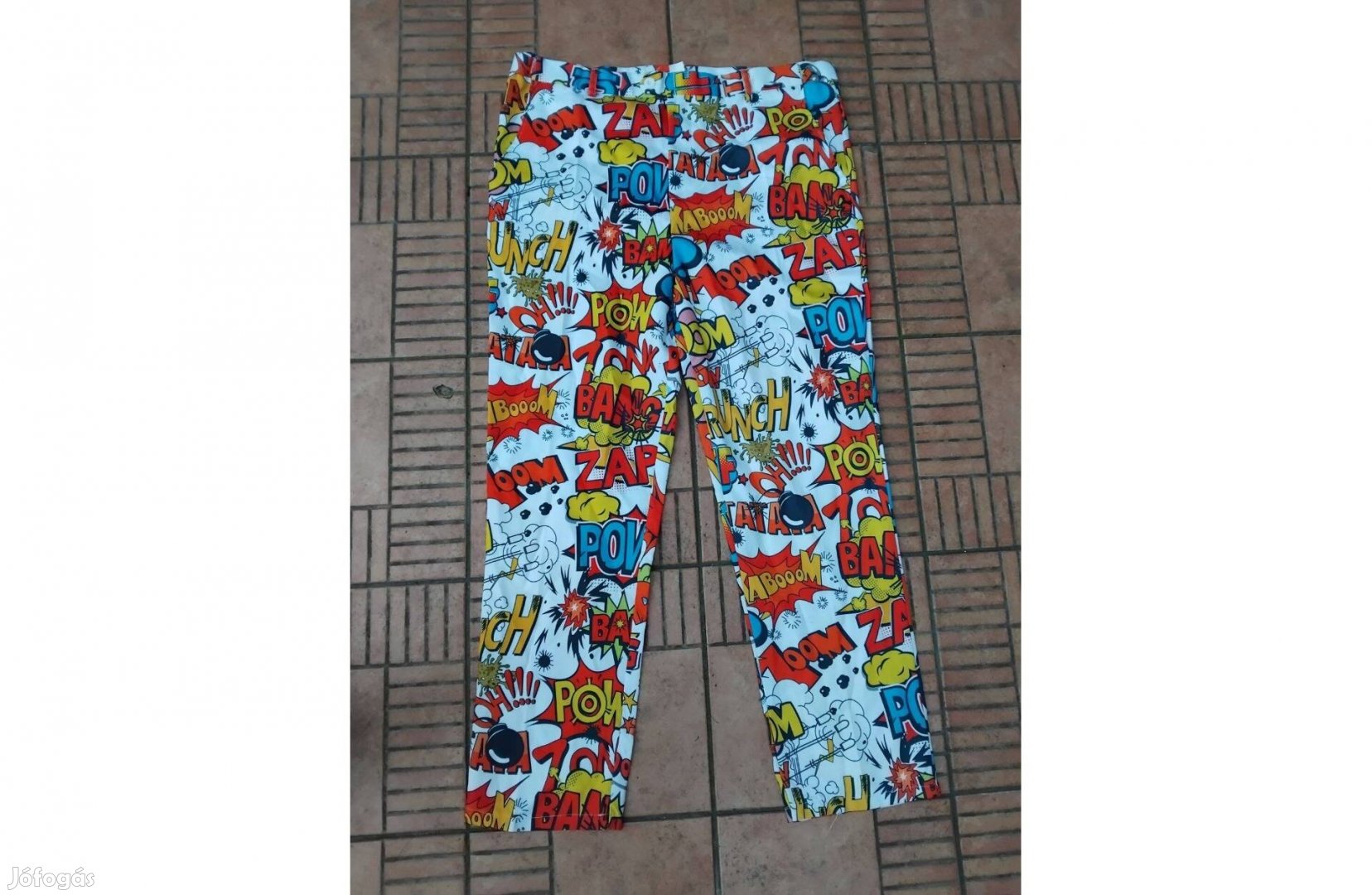 Képregényes vagány nadrág XXL