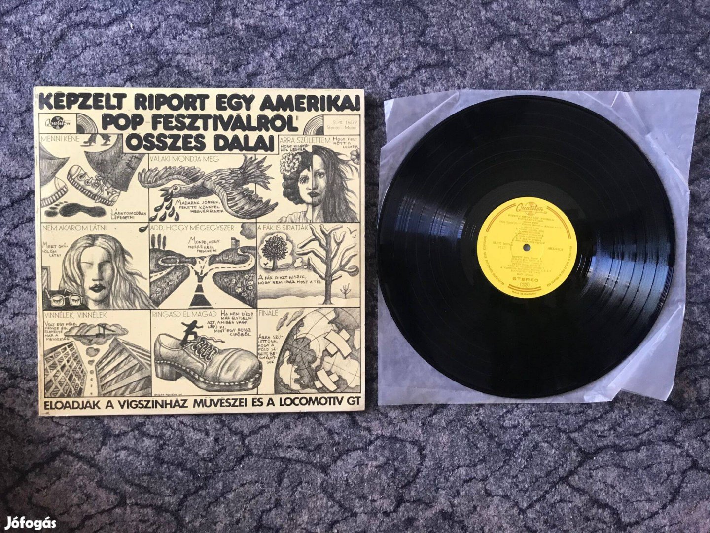 Képzelt riport egy amerikai pop-fesztiválról LP,hanglemez,bakelit,Post