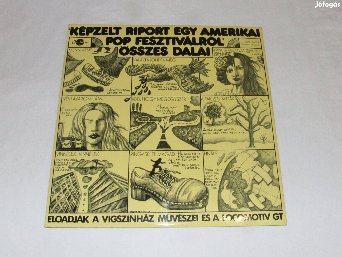 Képzelt riport egy amerikai popfesztiválról összes dalai - bakelit LP