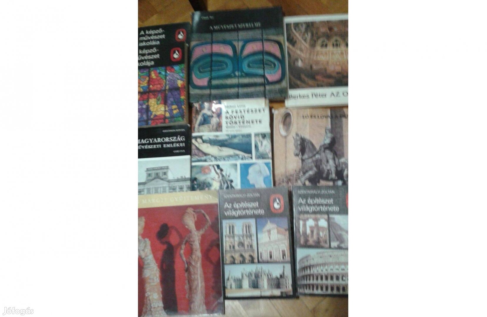 Képzőművészeti kötetek remek állapotban eladók