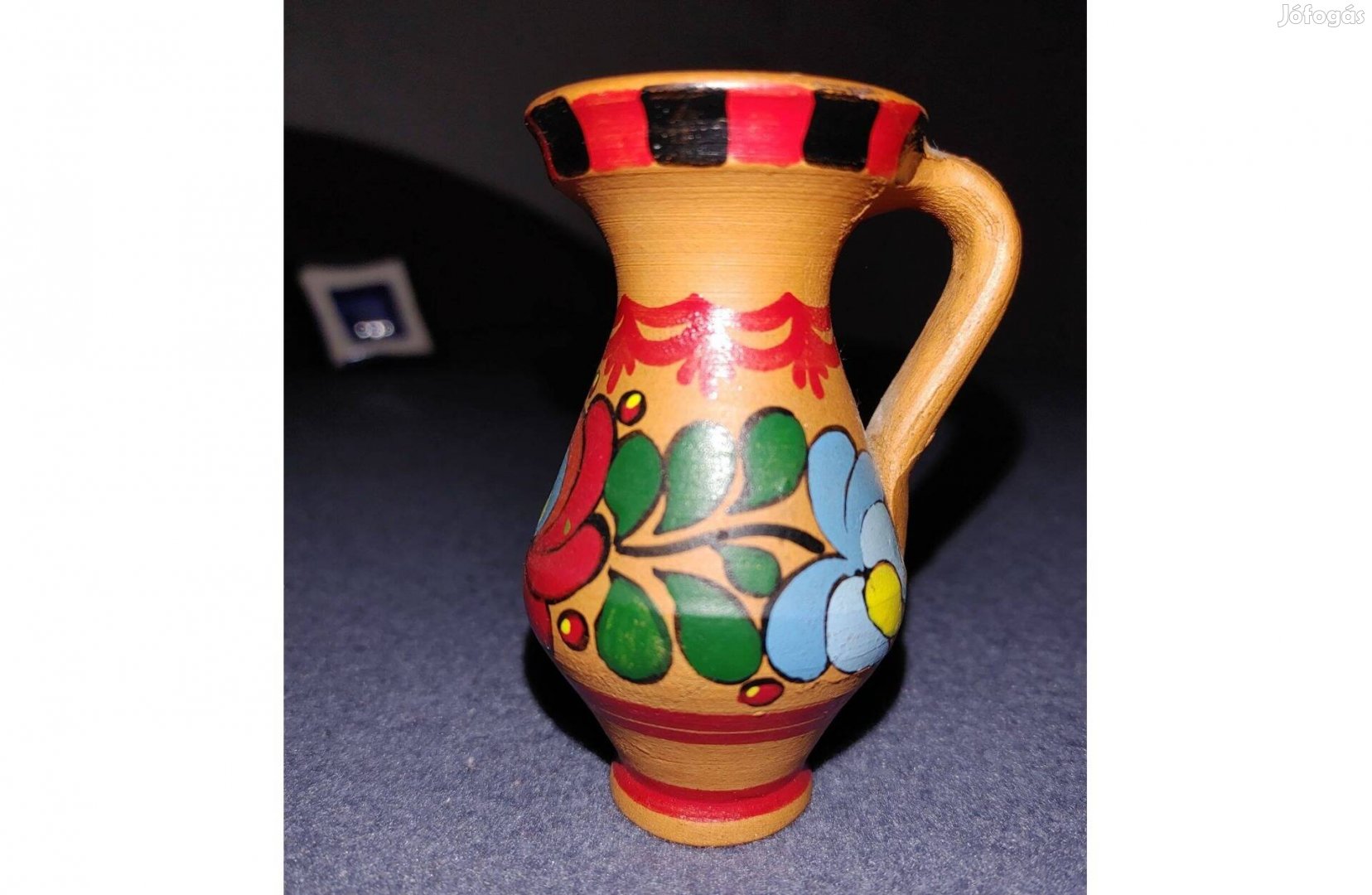 Kerámia diszkancsó, kisméretű