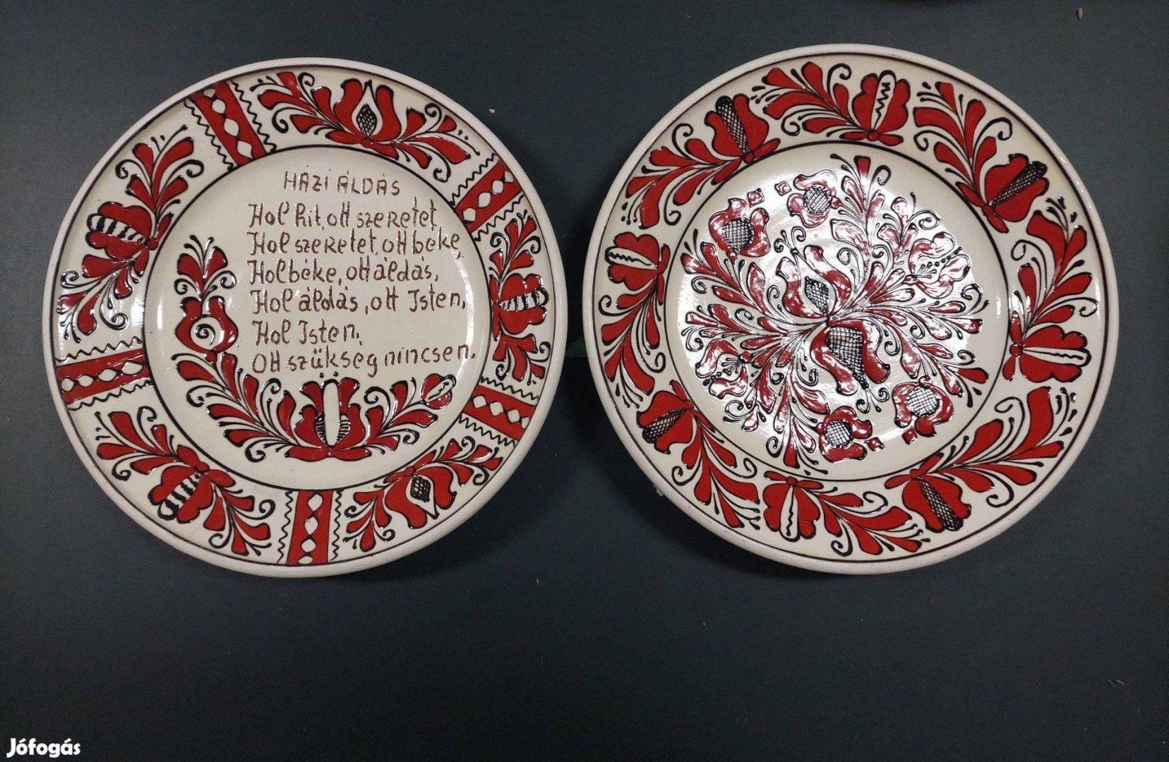 Kerámia dísztányér