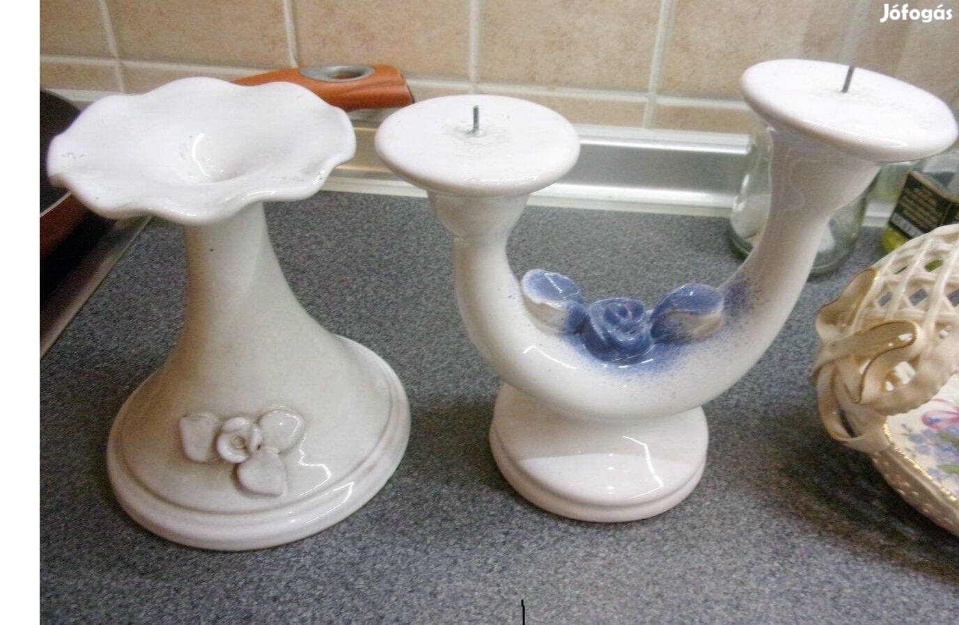 Kerámia és porcelán gyertyatartó Újpest központ közelében